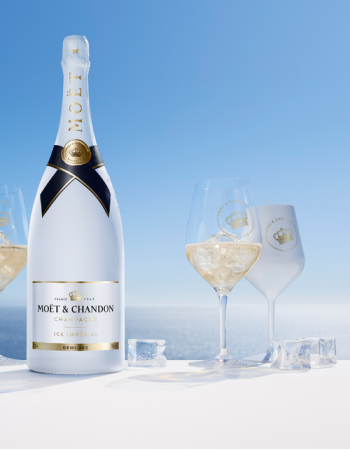 Moët & Chandon Set of 2 White TRITAN Glasses 55 cl & Ice Impérial MAGNUM - 150 cl