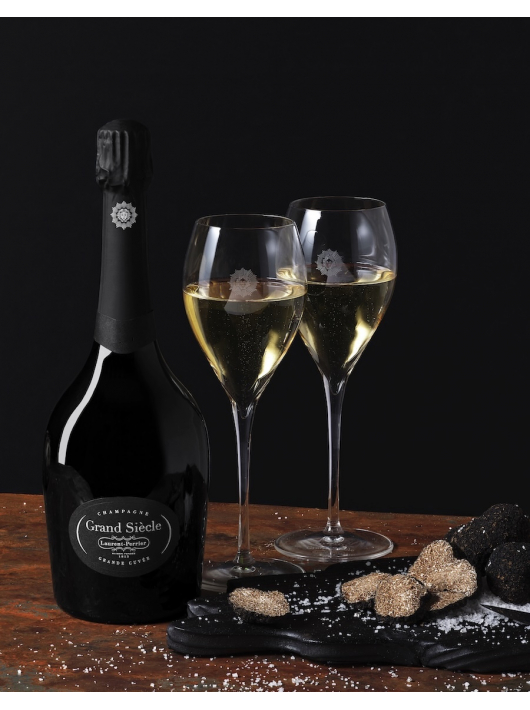 Laurent-Perrier Grand Siècle Brut N°26 & 2 Grand Siècle Glasses - 75 cl Laurent-Perrier Grand Siècle Brut N°26 & 2 Grand Siècle Glasses - 75 cl