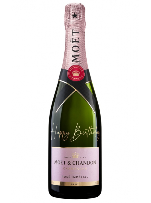 Moët & Chandon DUO "Happy Birthday" rosé & brut - 2 x 75 cl Moët & Chandon DUO "Happy Birthday" rosé & brut - 2 x 75 cl
