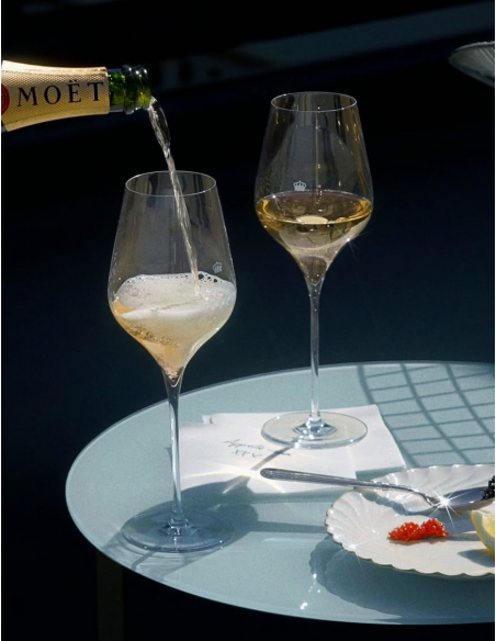 Moët & Chandon Set 2 Gläser & 2 Giftbox brut Impérial - 2 x 75 cl