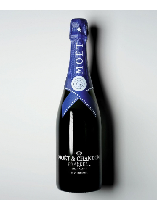 Moët & Chandon X PHARRELL WILLIAMS "MIDNIGHT BLUE" Giftbox Brut Impérial - 75 cl Moët & Chandon X PHARRELL WILLIAMS "MIDNIGHT BLUE" Giftbox Brut Impérial - 75 cl