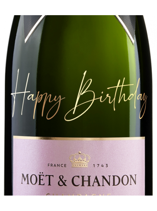 Moët & Chandon "Happy birthday" Limited Edition Rosé Impérial - 75 cl Moët & Chandon "Happy birthday" Limited Edition Rosé Impérial - 75 cl