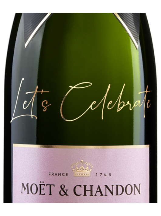 Moët & Chandon "Let's Celebrate" Limited Edition Rosé Impérial - 75 cl Moët & Chandon "Let's Celebrate" Limited Edition Rosé Impérial - 75 cl