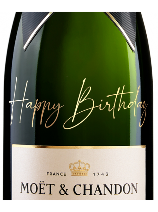 Moët & Chandon "Happy Birthday" brut Impérial Limited Edition - 75 cl Moët & Chandon "Happy Birthday" brut Impérial Limited Edition - 75 cl