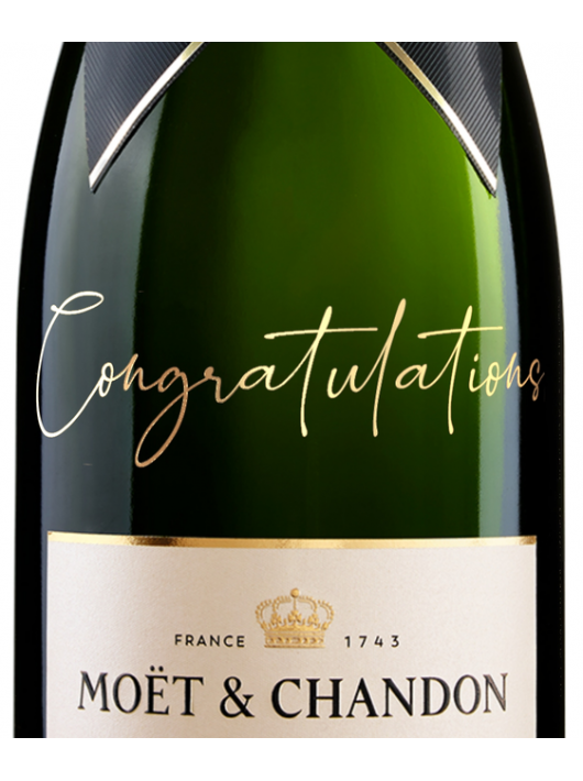 Moët & Chandon "Congratulations" brut Impérial Limited Edition - 75 cl Moët & Chandon "Congratulations" brut Impérial Limited Edition - 75 cl