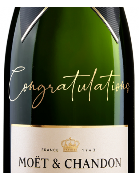 Moët & Chandon "Congratulations" brut Impérial Limited Edition - 75 cl Moët & Chandon "Congratulations" brut Impérial Limited Edition - 75 cl