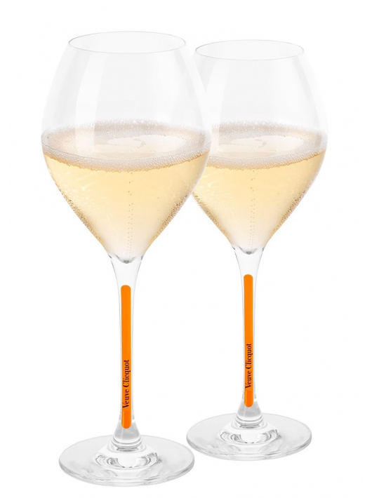 Veuve Clicquot Set 2 Verres & 1 Carte Jaune Brut - 75 cl