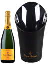 Veuve Clicquot Set Ice Bucket & 6 Giftbox Brut Yellow Card - 6 x 75 cl