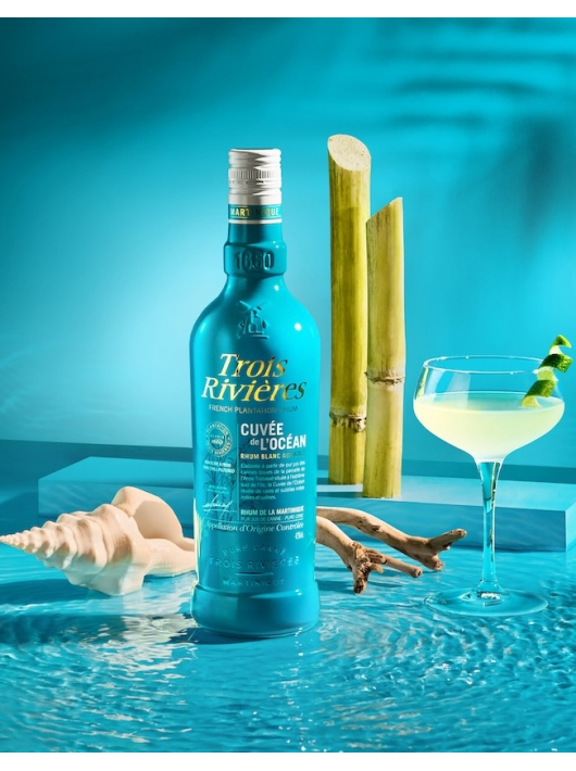 RHUM TROIS RIVIÈRES Blanc Cuvée L'Océan, Martinique - 42% - 70 CL RHUM TROIS RIVIÈRES Blanc Cuvée L'Océan, Martinique - 42% - 70 CL