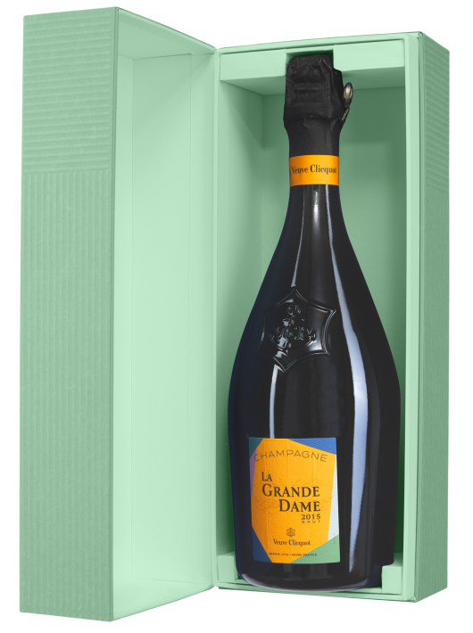 Veuve Clicquot Set 2 verres & La Grande Dame Brut BY Paola Paronetto Vintage 2015 - 75 cl Veuve Clicquot Set 2 verres & La Grande Dame Brut BY Paola Paronetto Vintage 2015 - 75 cl