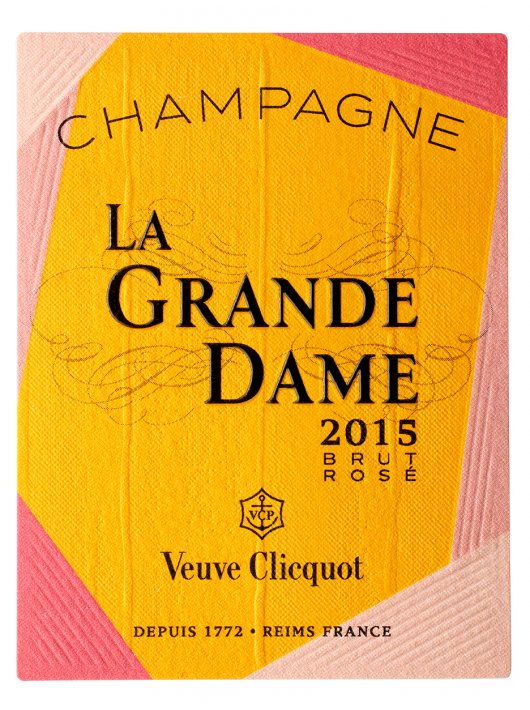 Veuve Clicquot Set 2 Gläser & La Grande Dame Rosé BY Paola Paronetto Vintage 2015 - 75 cl Veuve Clicquot Set 2 Gläser & La Grande Dame Rosé BY Paola Paronetto Vintage 2015 - 75 cl