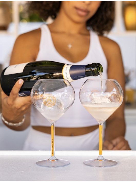 Veuve Clicquot Set 2 Glasses & Rich brut ice - 75 cl Veuve Clicquot Set 2 Glasses & Rich brut ice - 75 cl