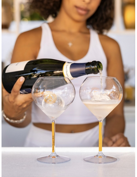 Veuve Clicquot Set 2 Glasses & Rich brut ice - 75 cl Veuve Clicquot Set 2 Glasses & Rich brut ice - 75 cl