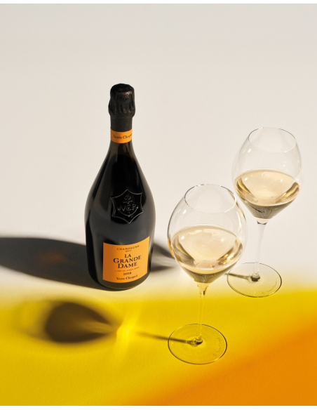 Veuve Clicquot Set 2 glasses & La Grande Dame Brut Vintage 2018 - 75 cl Veuve Clicquot Set 2 glasses & La Grande Dame Brut Vintage 2018 - 75 cl