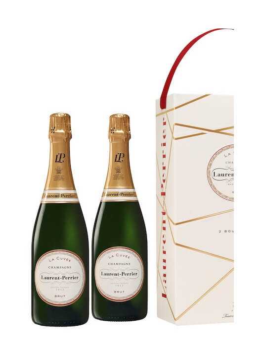 Laurent-Perrier La Cuvée Brut Duo Pack, Limited Edition Giftbox - 2 x 75 cl Laurent-Perrier La Cuvée Brut Duo Pack, Limited Edition Giftbox - 2 x 75 cl