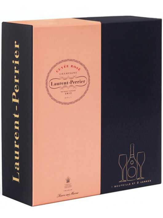 Laurent-Perrier Giftbox Cuvée rosé & 2 verres Limited Edition Laurent-Perrier Giftbox Cuvée rosé & 2 verres Limited Edition