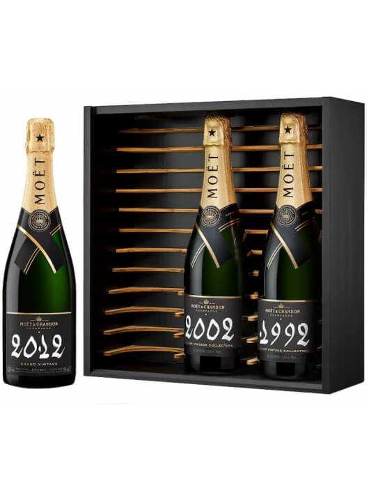 Moët & Chandon 3 X FLASCHEN VINTAGE 1992, 2002 & 2012 - 3 x 75 cl Moët & Chandon 3 X FLASCHEN VINTAGE 1992, 2002 & 2012 - 3 x 75 cl