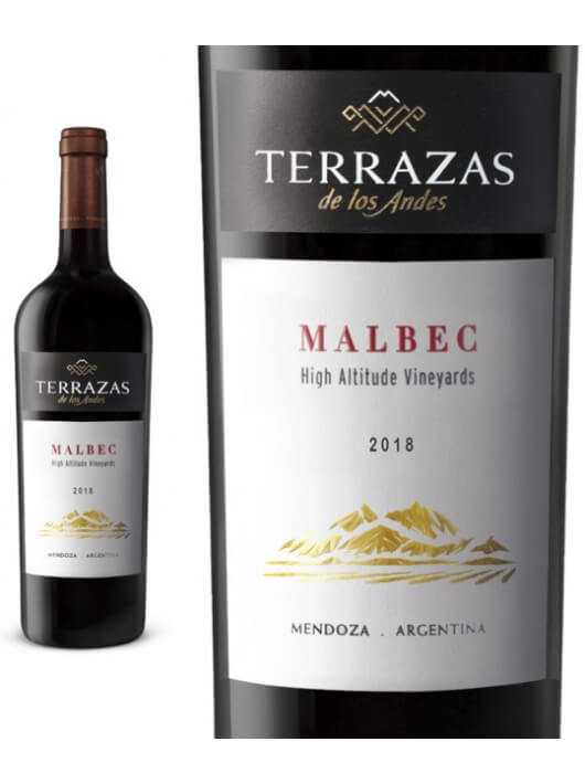 Terrazas de Los Andes Malbec 2018 - 6 x 75 cl Terrazas de Los Andes Malbec 2018 - 6 x 75 cl