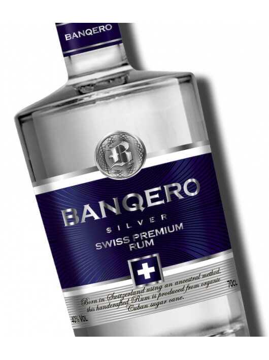 SWISS RUM BANQERO Blanco Silver - 40% - 70 CL SWISS RUM BANQERO Blanco Silver - 40% - 70 CL