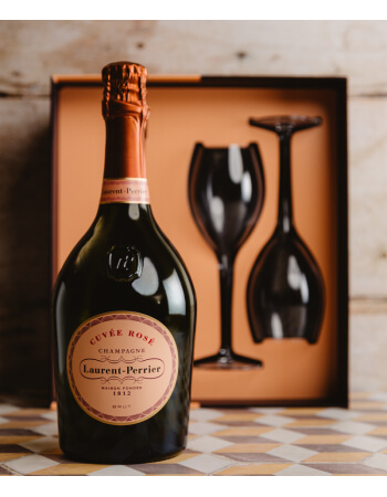 Laurent-Perrier Giftbox Cuvée rosé & 2 Gläser Limited Edition
