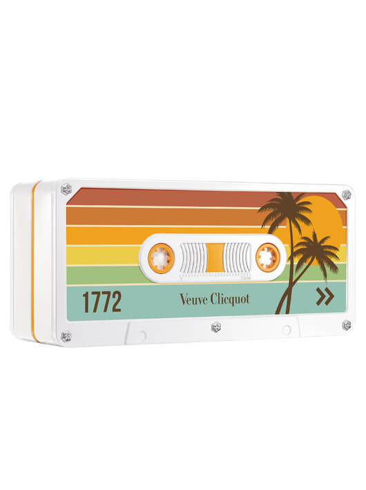 Veuve Clicquot Yellow Label Retro Chic Tape "California" - 75 CL Veuve Clicquot Yellow Label Retro Chic Tape "California" - 75 CL