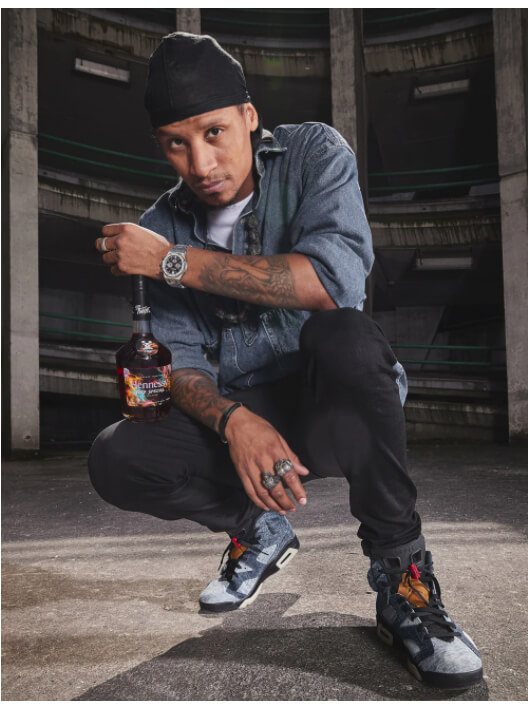 Cognac Hennessy VERY SPECIAL "CA BLAZE" LES TWINS LIMITED EDITION - 40% - 70 CL Cognac Hennessy VERY SPECIAL "CA BLAZE" LES TWINS LIMITED EDITION - 40% - 70 CL
