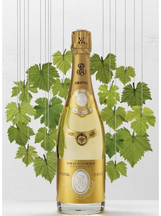 Cristal Louis Roederer Luxury Giftbox 2 Gläser 28.5 cl & Vintage 2013 blanc - 75 cl