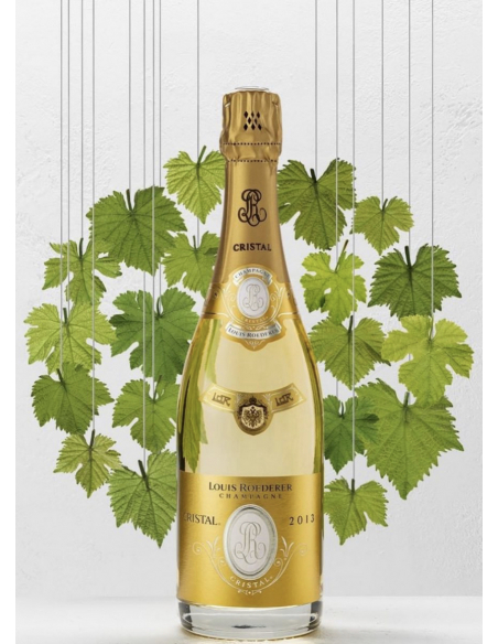 Cristal Louis Roederer Luxury Giftbox 2 Gläser 28.5 cl & Vintage 2013 blanc - 75 cl