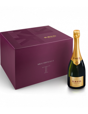 Krug Wooden Box "Verticale" Grande cuvée 162-167ème - 6 x 75 cl