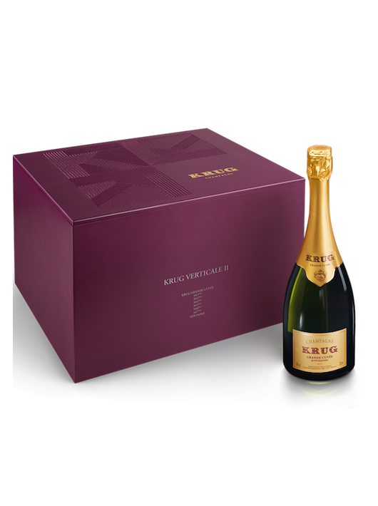 Krug Caisse bois Verticale Grande cuvée 162-167ème - 6 x 75 cl Krug Caisse bois Verticale Grande cuvée 162-167ème - 6 x 75 cl