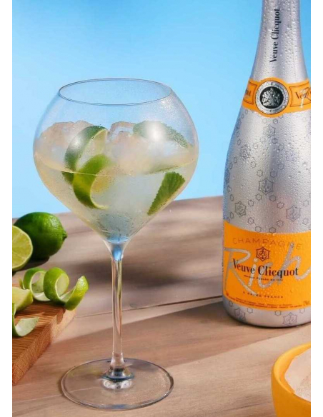 Champagne 2 GLASSES 75 CL "CHAMPAGNE ON ICE" MADE IN REIMS