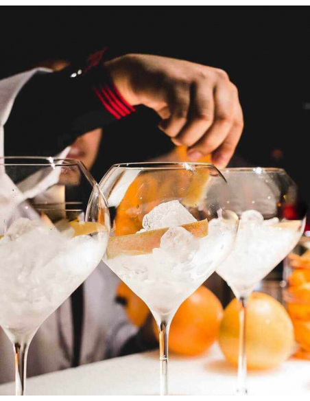 Champagne 2 GLASSES 75 CL "CHAMPAGNE ON ICE" MADE IN REIMS