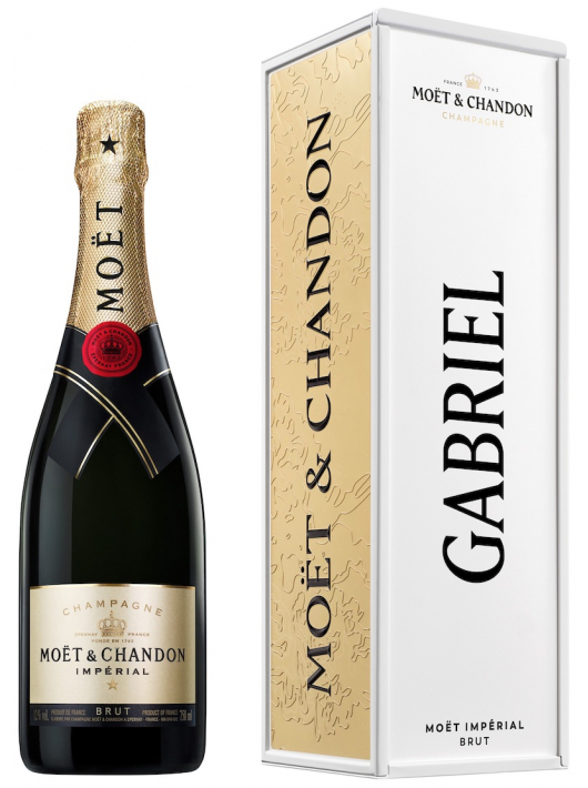 Moët & Chandon Duo Rosé & Brut Impérial Metall Geschenkbox "Personnalise Me" - 2 x 75 CL Moët & Chandon Duo Rosé & Brut Impérial Metall Geschenkbox "Personnalise Me" - 2 x 75 CL