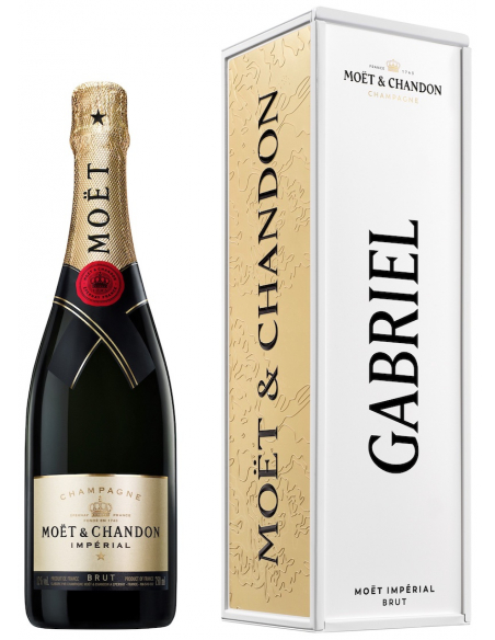 Moët & Chandon Duo Rosé & Brut Impérial Metal Giftbox "Personnalise Me" - 2 x 75 CL Moët & Chandon Duo Rosé & Brut Impérial Metal Giftbox "Personnalise Me" - 2 x 75 CL