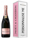 Moët & Chandon Duo Rosé & Brut Impérial Metall Geschenkbox "Personnalise Me" - 2 x 75 CL