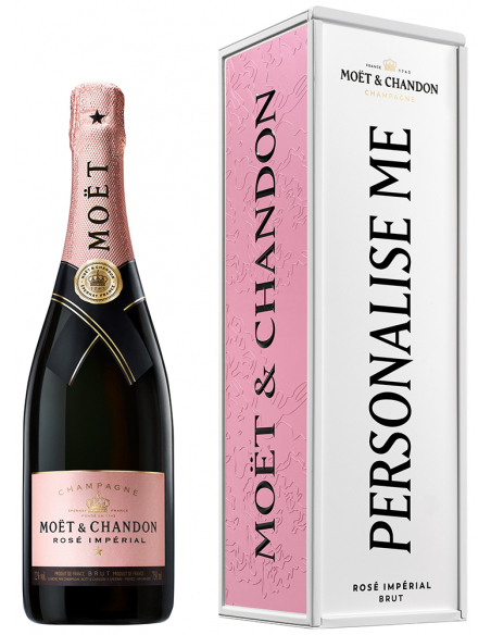 Moët & Chandon Rosé Impérial Metal Giftbox "Personnalise Me" - 75 CL