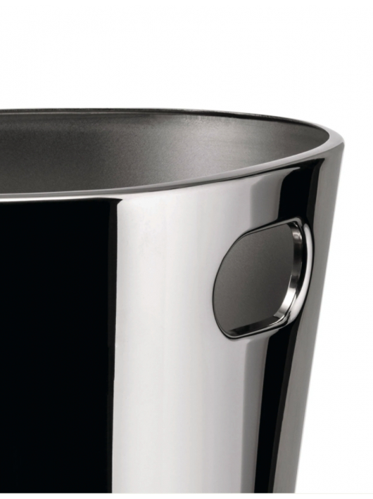 ALESSI Ice Bucket 1 Bottle Stainless Steel 18/10 Brilliant
