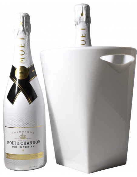 Champagne Eiskübel Acrylic White 1 Flasche