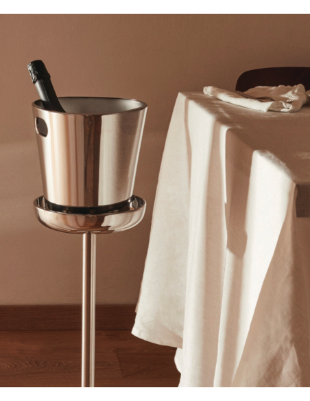 ALESSI Colonne porte-seau inox 18/10 Brillant ALESSI Colonne porte-seau inox 18/10 Brillant