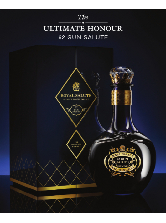 WHISKY ROYAL SALUTE 62 GUN - 43% - 100 CL